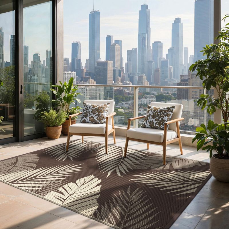 Alfombra Exterior Sarben 183 cm x 274 cm Imperm... image number null