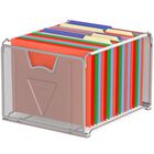 Organizador De Archivos Colgantes De Malla Simple Houseware 39x32x26 Cm Plateado