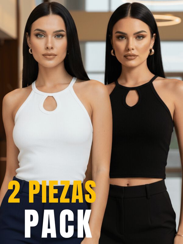 Set 2 Blusas Mujer Texturizada Casual BL-1028-P... image number null
