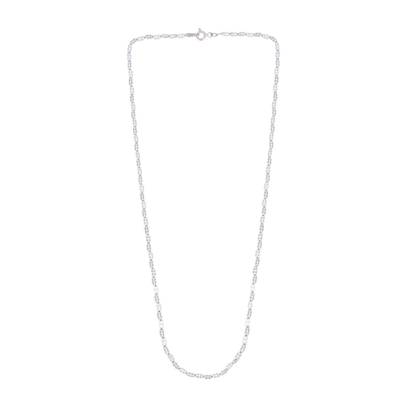 Collar Cadena Tr&eacute;bol De Plata image number null