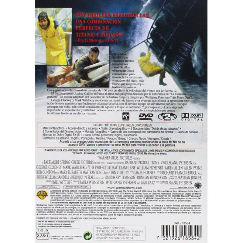 La Tormenta Perfecta (dvd, 2000) image number null