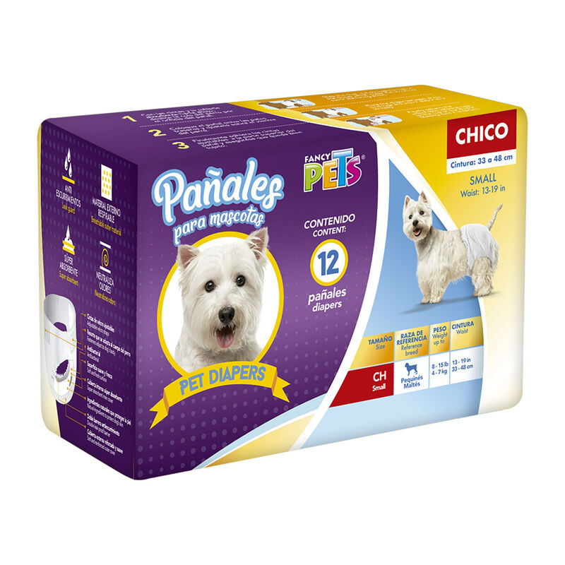Fancy Pets Pañales Chico Para Perro - 12 Pz image number null
