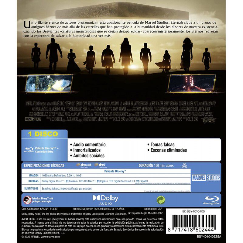 Eternals [Blu-ray] image number null