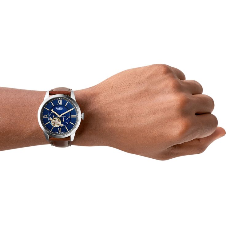 Reloj Fossil Townsman Me3110 Autom&aacute;tico De Acer... image number null