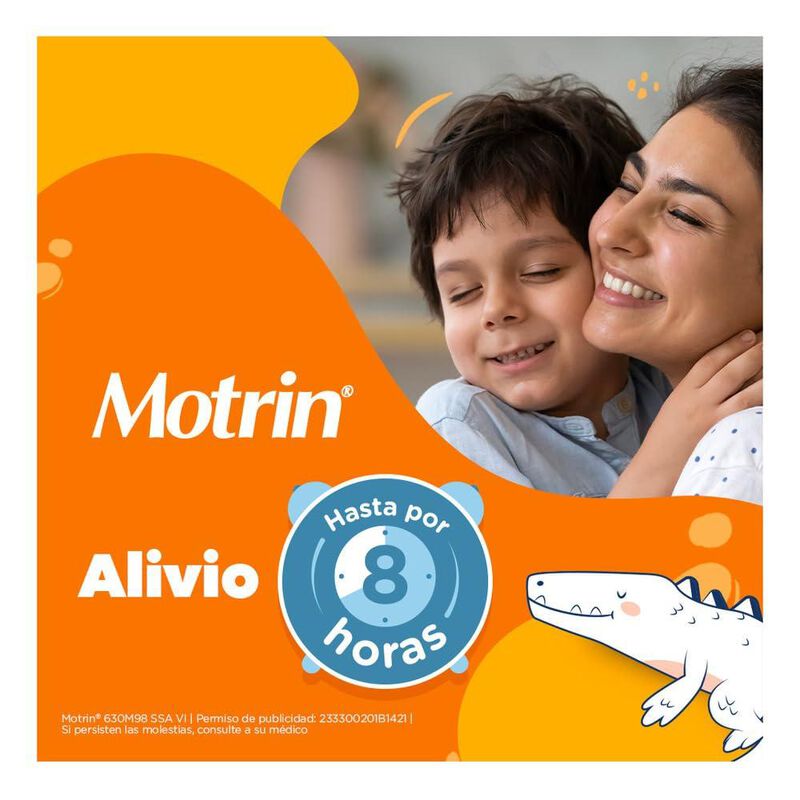 Ibuprofeno Motrin Suspensi&oacute;n Infantil 120 Ml image number null