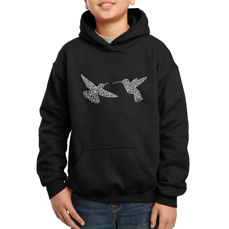 Sudadera Con Capucha Word Art Para Ni&ntilde;o - Colib... image number null