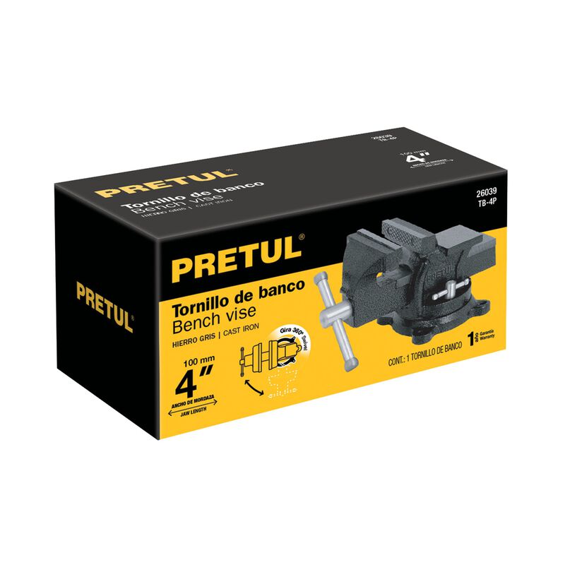 Tornillo de Banco 4' de Hierro Gris Pretul image number null
