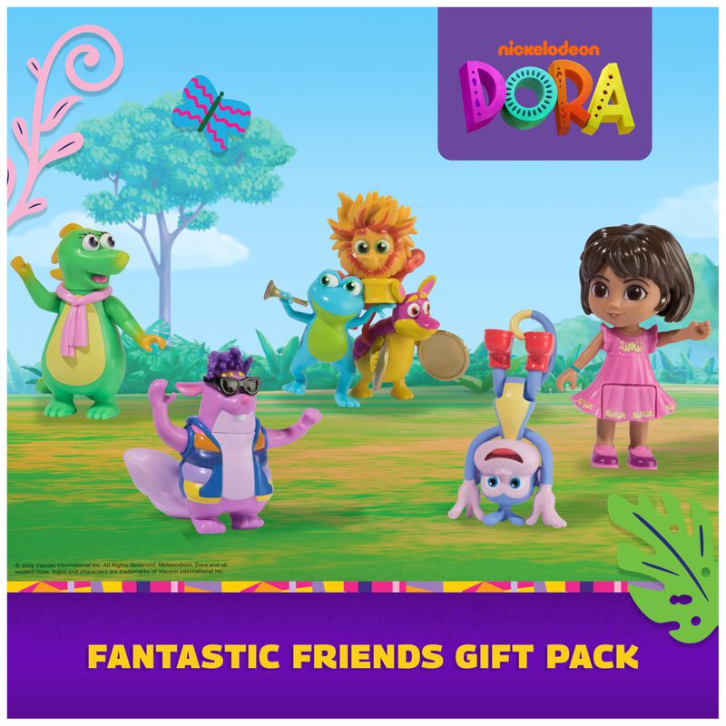 Paquete De Regalo De Figuras De Juguete Dora Fa... image number null