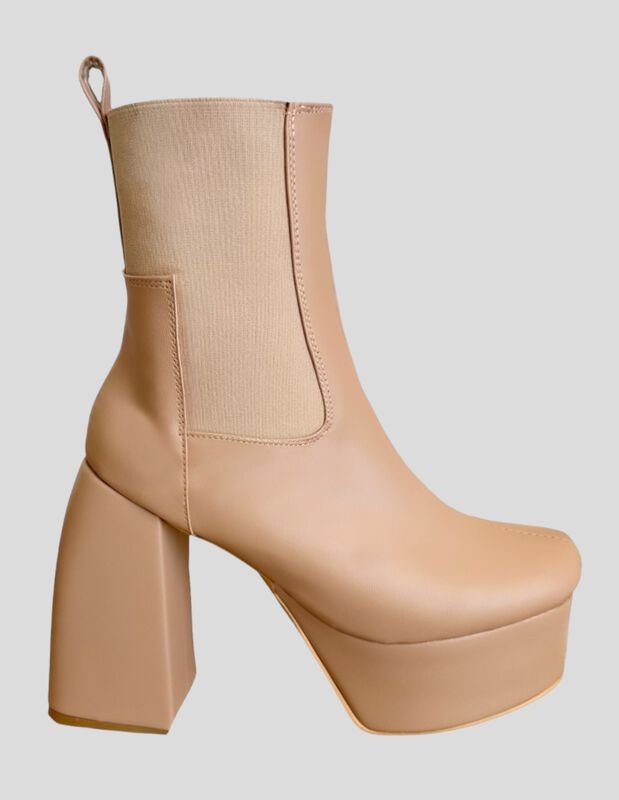BOTIN DE PLATAFORMA PARA MUJER MALABIS BOT-1021... image number null