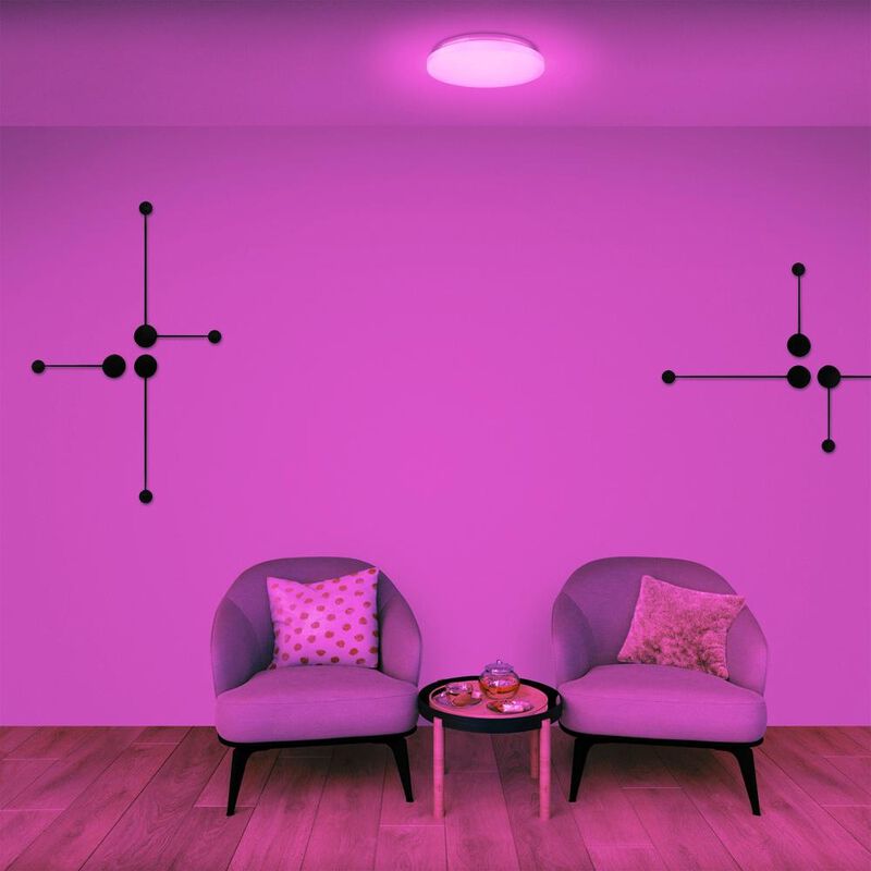 L&aacute;mpara LED Wi-Fi RGB+W multicolor de 18 W, par... image number null