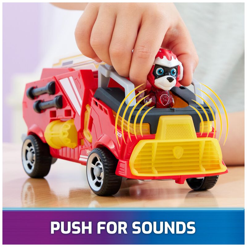 Firetruck Toy Paw Patrol The Mighty Movie Con M... image number null