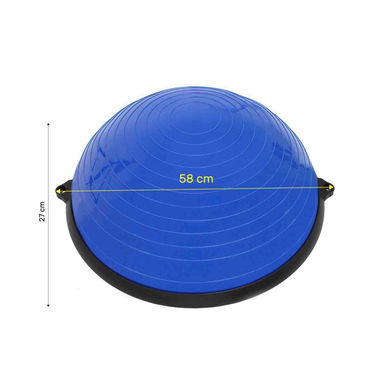 Pelota Azul Tipo Bosu Yoga Terapia Gym + Tapete... image number null