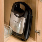 Wafflera Hamilton Beach 26020 Estilo Belga 4 Rebanadas color negro/plata
