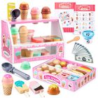 Set De Juego De Mesa De Helados Whoholl De Madera Para Ni&ntilde;a Peque&ntilde;a