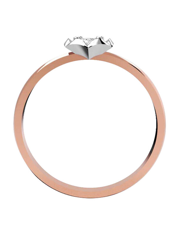 Anillo de Compromiso de 14K con Diamante de Lab... image number null