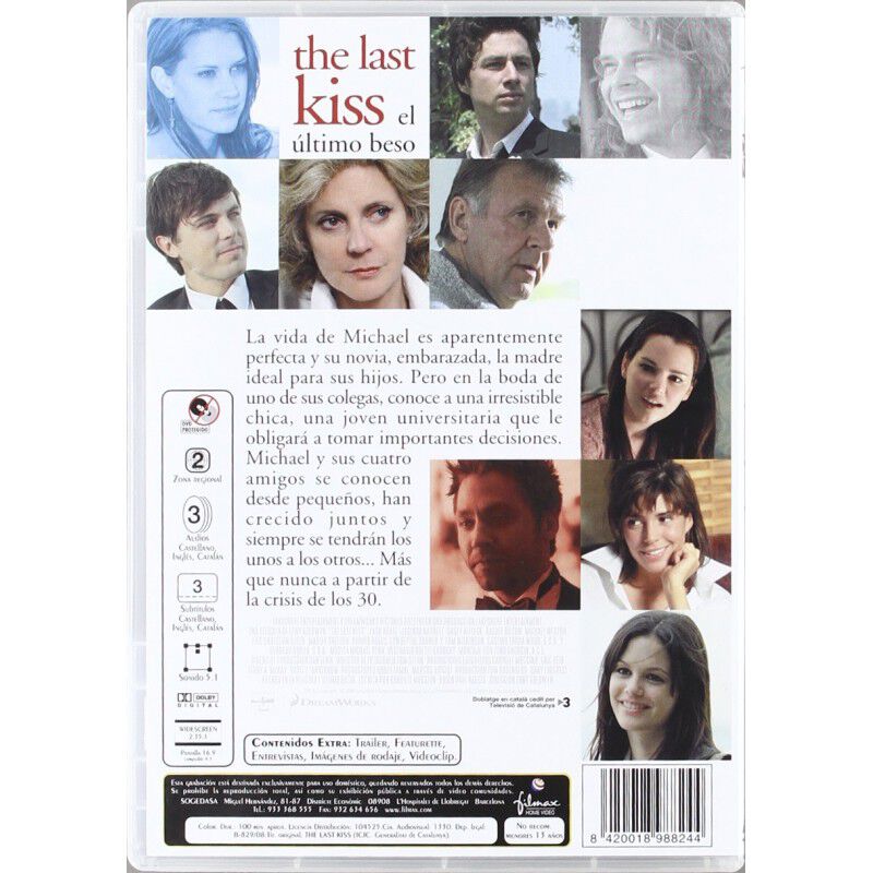 El &uacute;ltimo beso [DVD] image number null