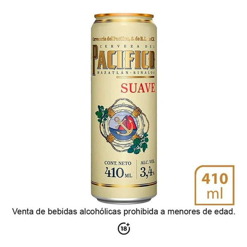 PACIFICO SUAVE LATA 410 ML image number null