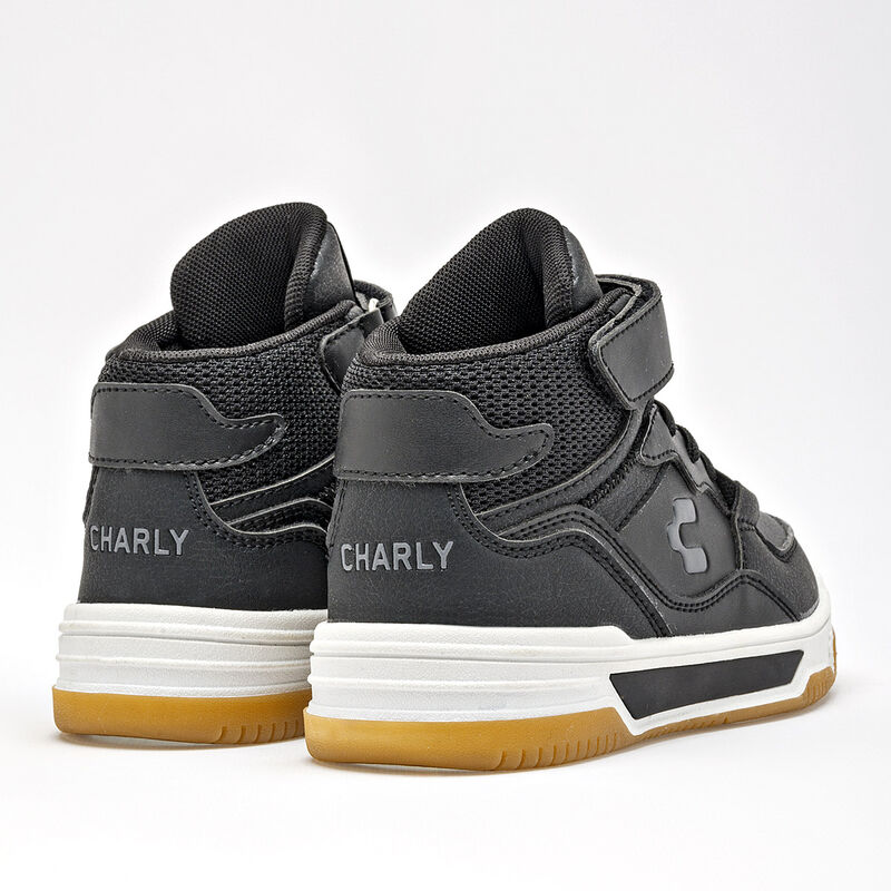 Charly Tenis urbano para ni&ntilde;o negro, agujeta el... image number null