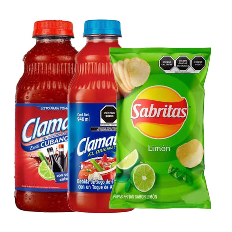 Clamato Cubano 946 Ml + Clamato 946 Ml + Sabrit... image number null