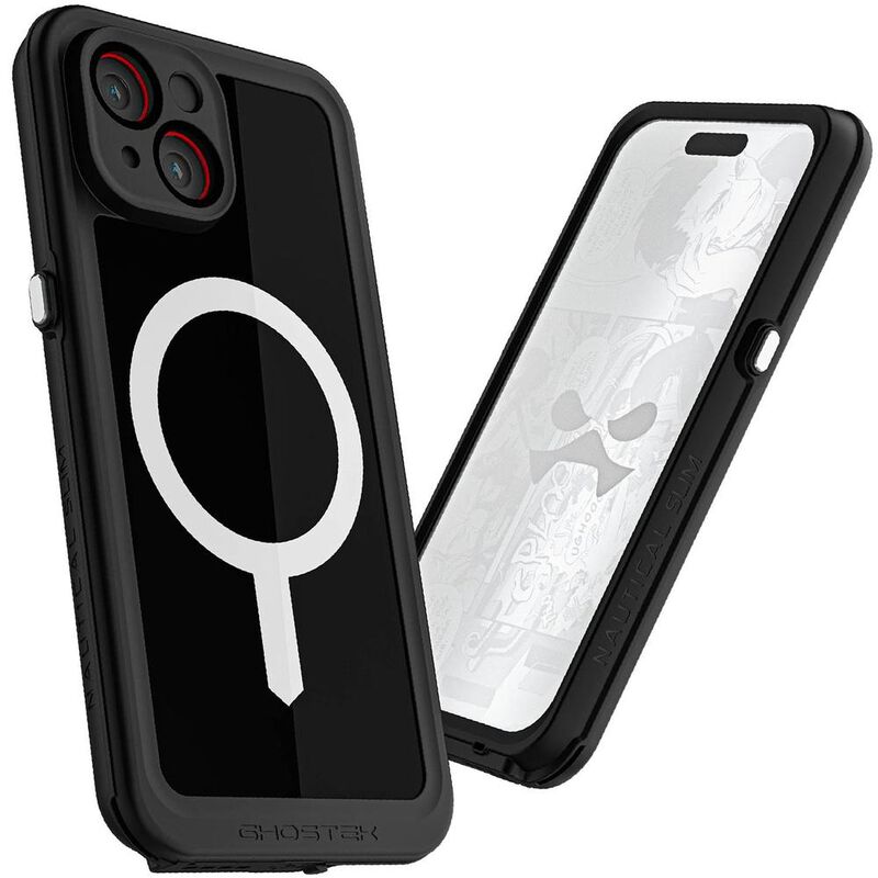 Funda GHOSTEK Nautical para iPhone 15 Negra Mag... image number null
