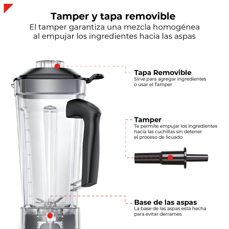 Bogner Licuadora Comercial 2000W 2L Trit&aacute;n BSB0... image number null