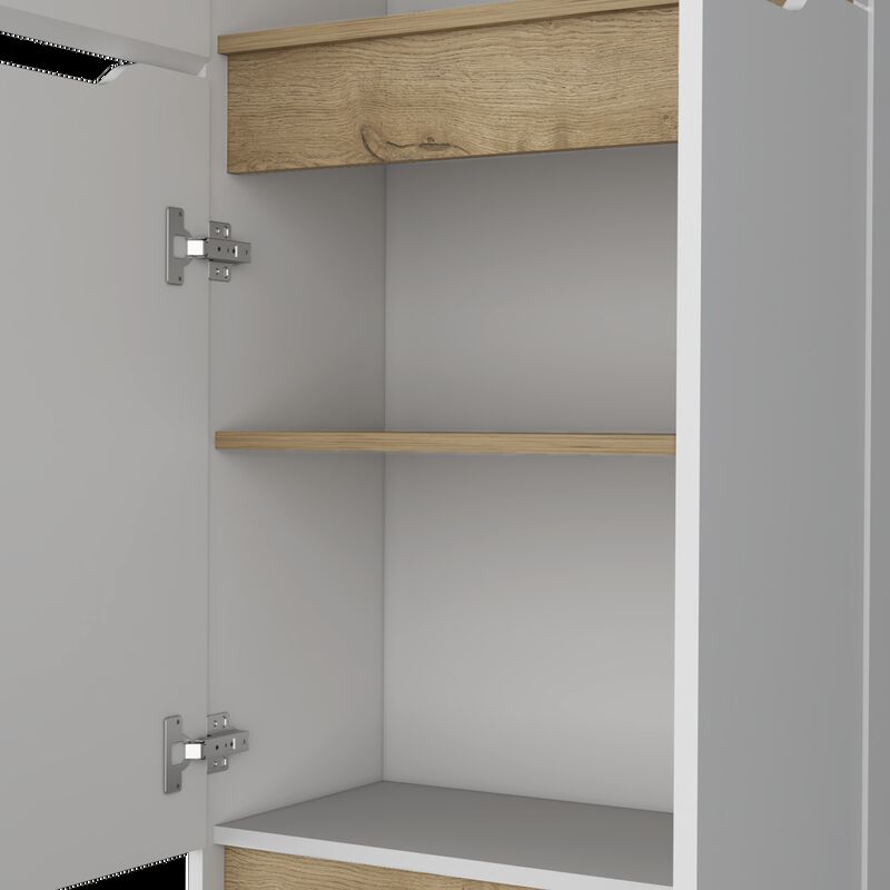 Alacena Soler Blanco Y Macadamia Virtual Mueble... image number null