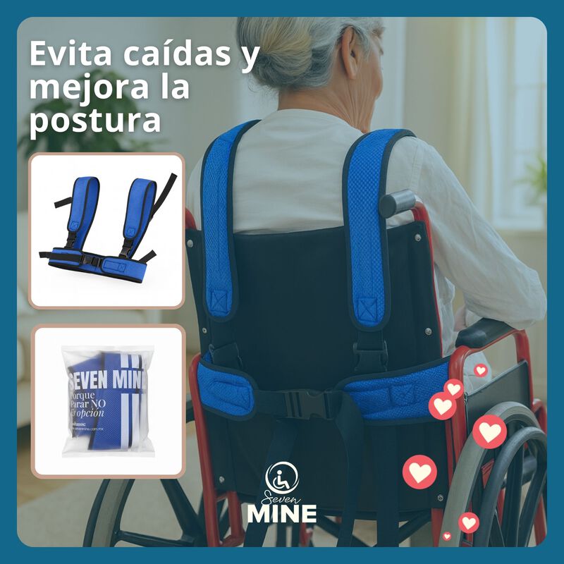 Arn&eacute;s de Seguridad para Silla de Ruedas | Cintu... image number null