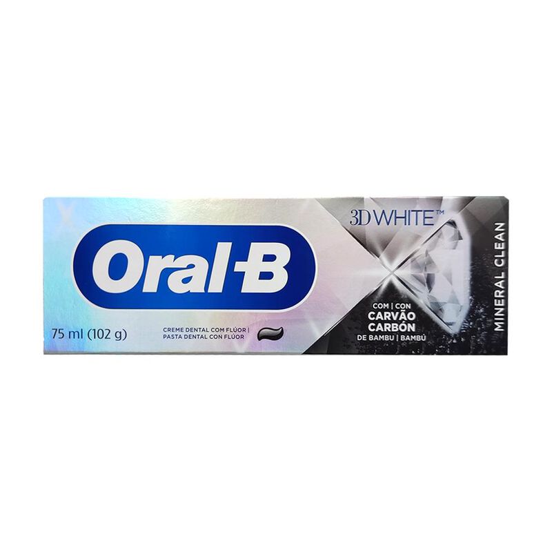 Pasta Dental Oral-b 3d White Mineral Clean Con ... image number null