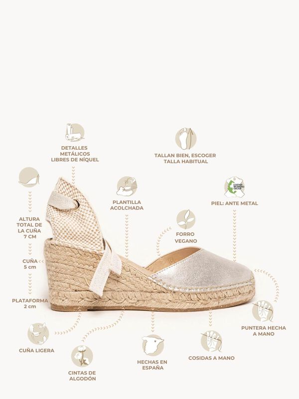 Romero Cu&ntilde;a Media Ante Metal Plata image number null