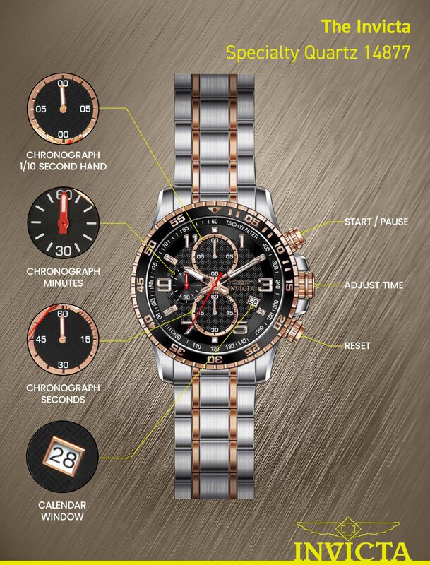 Reloj Invicta Specialty Chronograph 14877 Para ... image number null