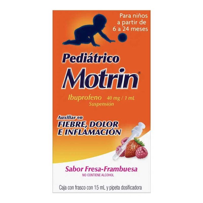 Motrin Suspensi&oacute;n Pedri&aacute;trica 15 Ml image number null