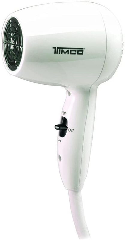 Secadora De Cabello Timco Hs1600 Color Blanco E... image number null