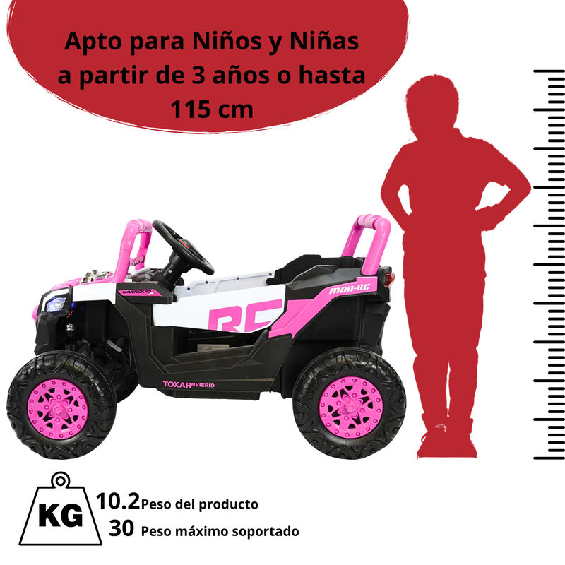 Montable Electrico para Ni&ntilde;os Mini 4x4 Bluetoot... image number null