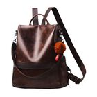 Bolsa Backpack Pink Brule De Cuero Para Mujer