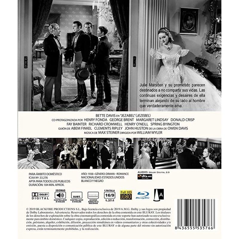 Jezabel [blu-ray] (1938) Jezebel image number null