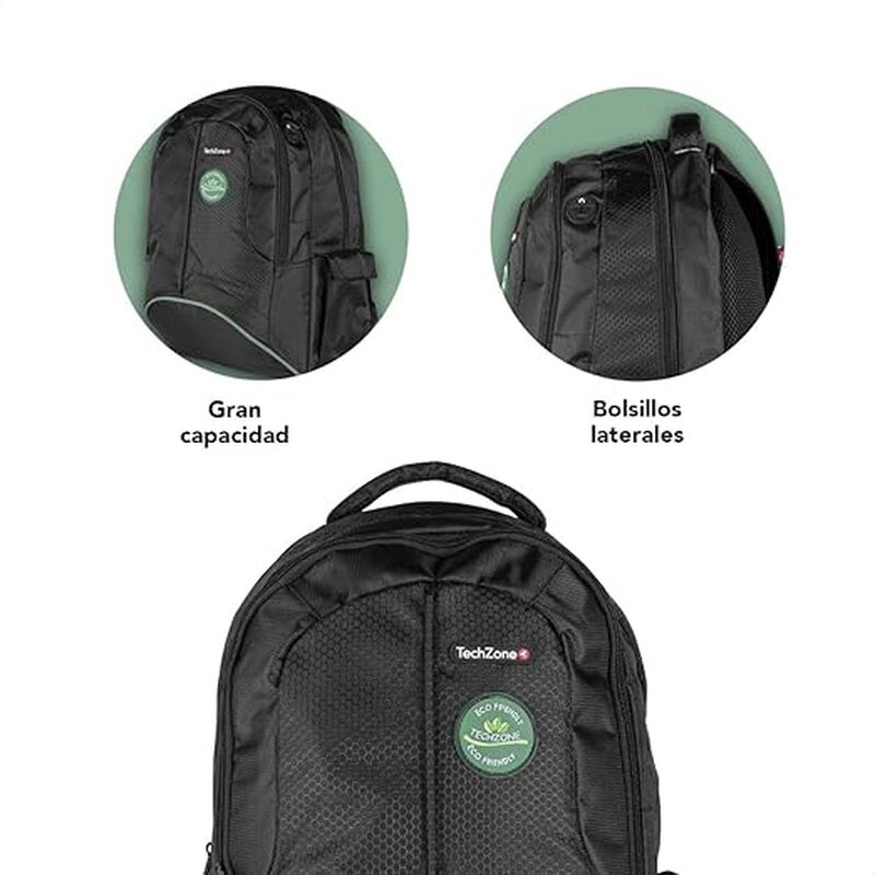 TechZone Mochila para Laptop 15.6" Mochila Eco ... image number null