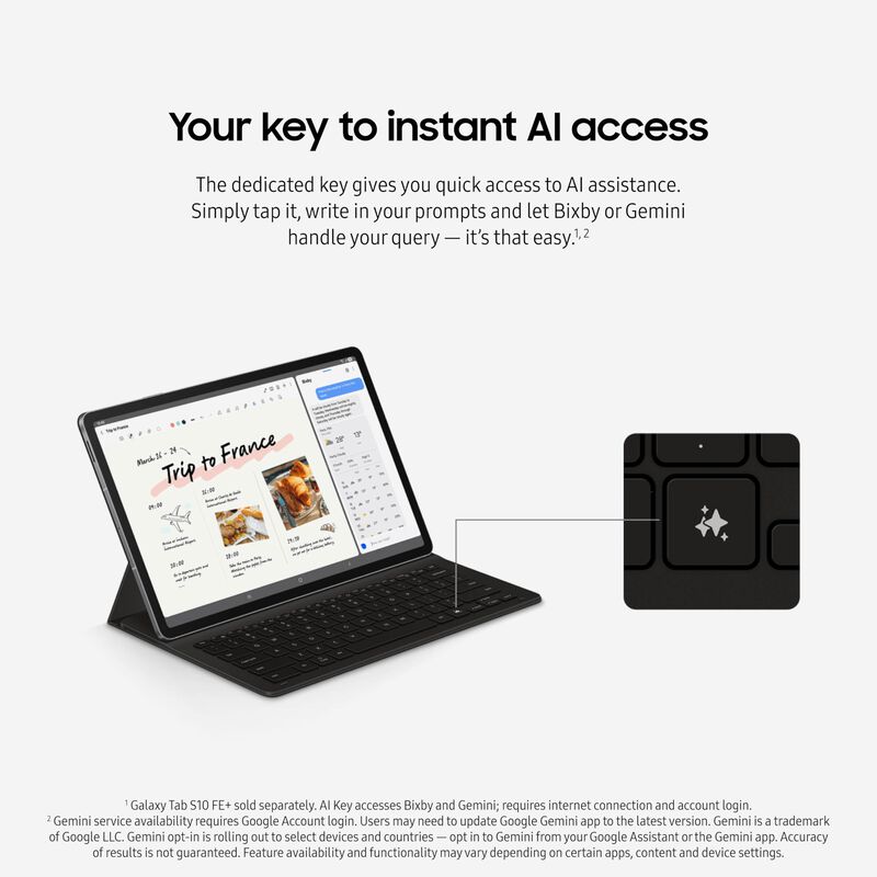 Funda Tipo Libro Con Teclado Para Tablet Samsun... image number null
