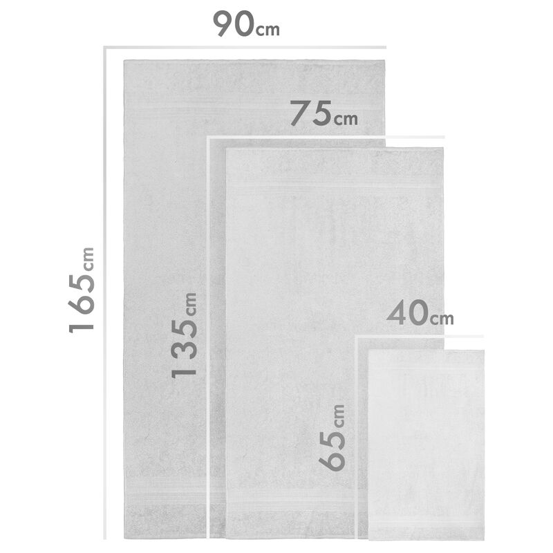 Paquete de 3 Toallas de Ba&ntilde;o Gris image number null