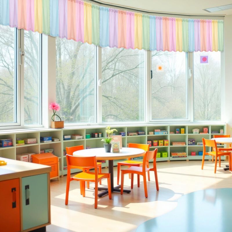 Cortinas Mindsoft 137 &times; 45 cm Color Pastel Pack... image number null