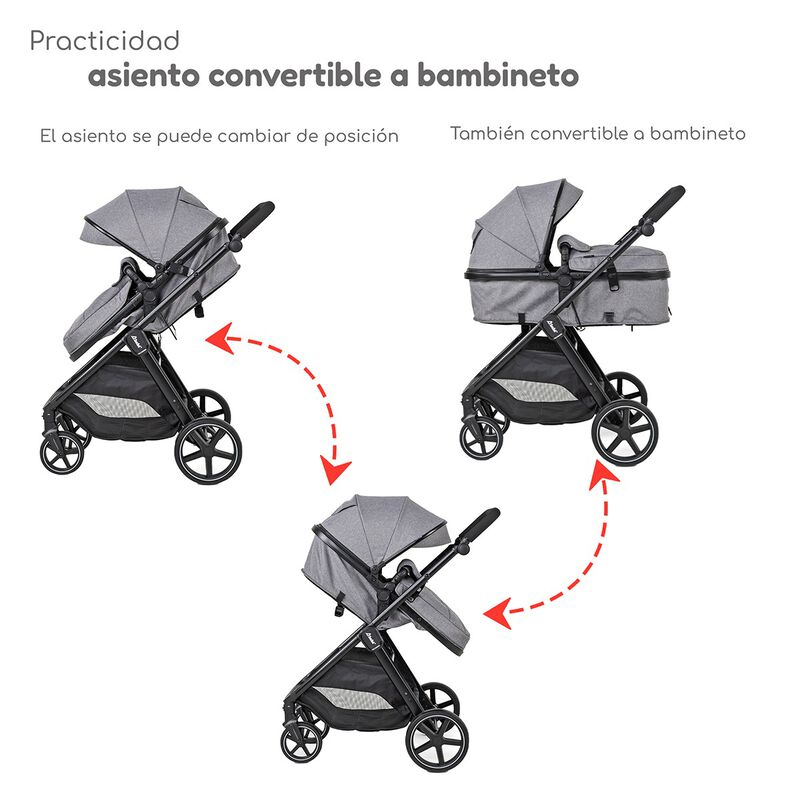 Carriola con Autoasiento y Bambineto Reclinable... image number null