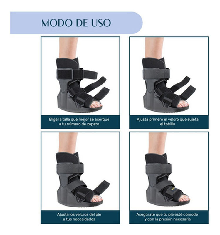 Bota Ortopedica Corta InM&oacute;vilizador Tobillo Fer... image number null