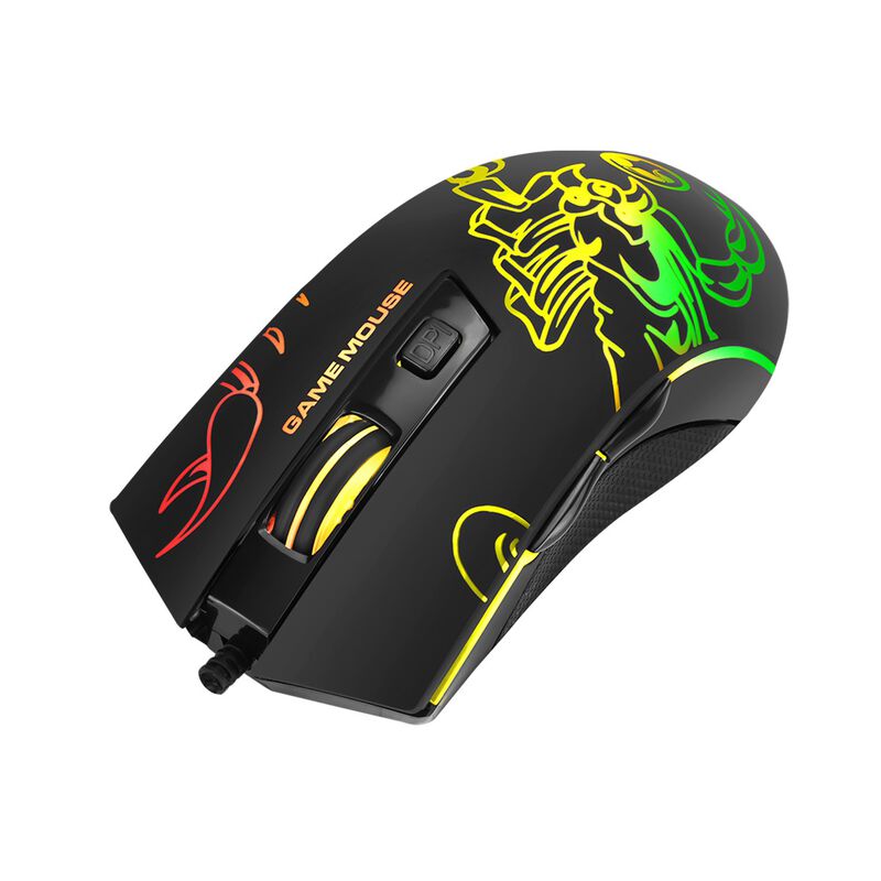 Mouse Gamer Marvo M209 Retroiluminado 5 Botones... image number null
