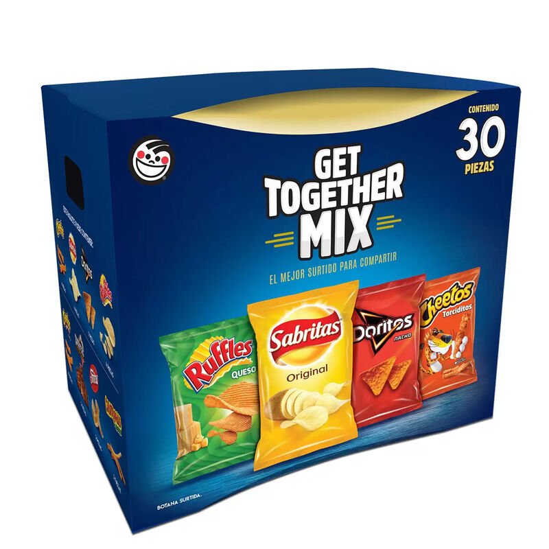 Papas Sabritas Surtidas Get Together Mix 30 pza... image number null