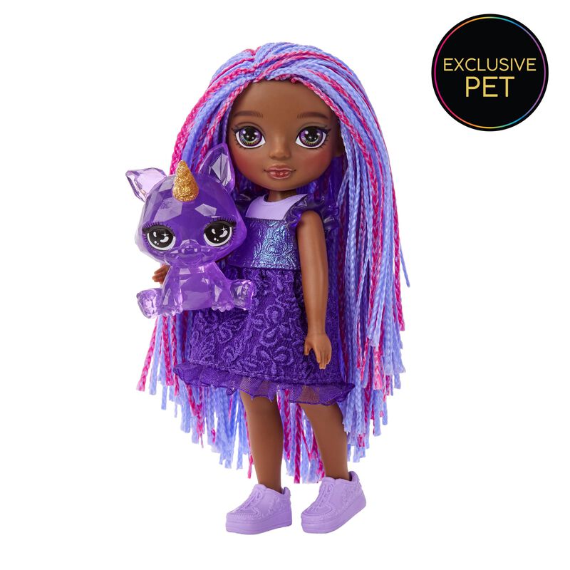 Mu&ntilde;eca Peque&ntilde;a Rainbow High Littles Indigo Bail... image number null