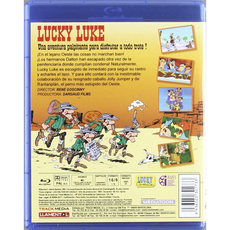 Lucky Luke, La Fuga De Los Dalton [blu-ray] image number null