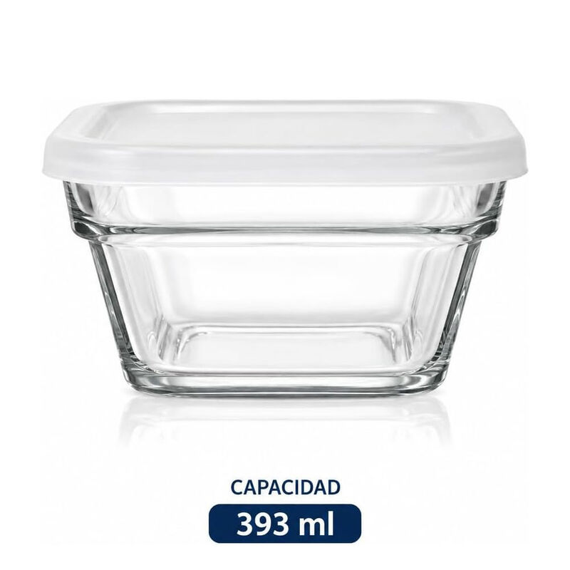 Juego De 4 Recipientes De Vidrio Para Meal Prep... image number null