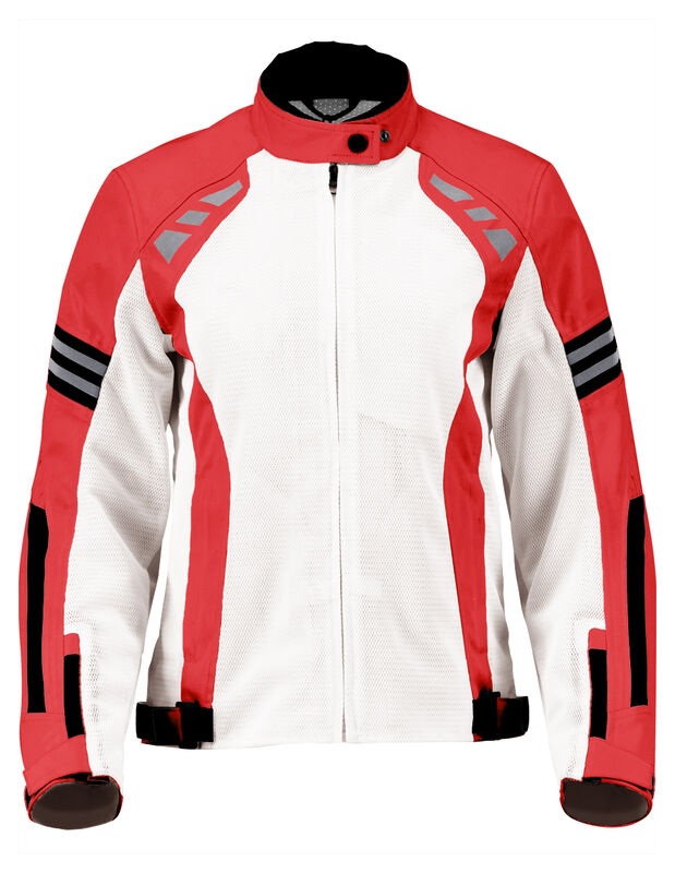 Chamarra Mujer Biker Con Protecci&oacute;n Espalda Y C... image number null