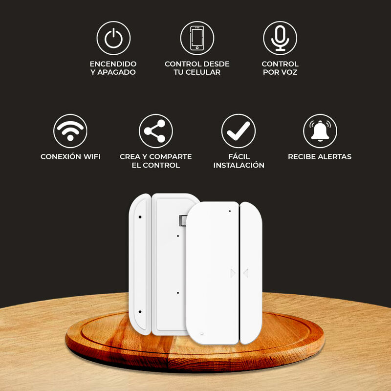 Sensor De Movimiento Wifi Puertas Y Ventanas Te... image number null