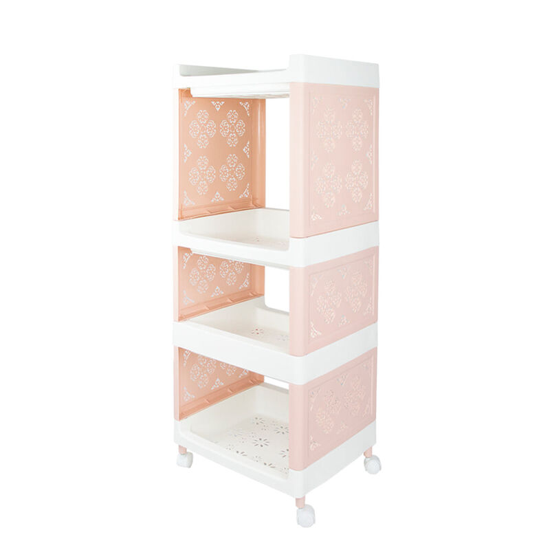 Carrito Organizador de Pl&aacute;stico con 4 Estantes ... image number null