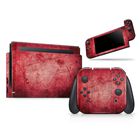 Funda Protectora Nintendo 2DS XL Designskinz Grunge Rojo Rasgado